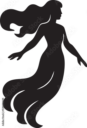 Ghost spirit silhouette