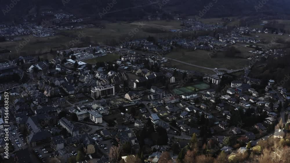 Prise de vue aérienne des Pyrénées