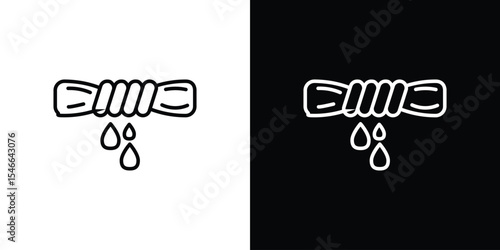 Squeeze icon in black. flat graphic vector icon