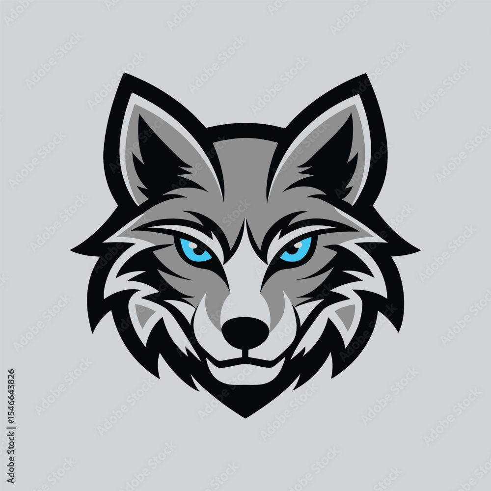 Fototapeta premium Head Jackal Logo concept Illustration