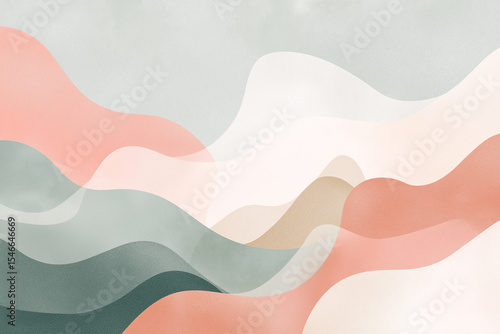 Soft Abstract Mental Health Background — Self-Care and Wellness Concept