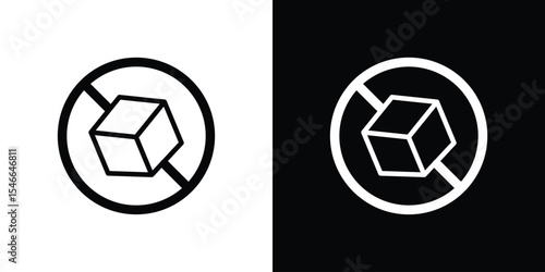 Sugar free icon in black. flat graphic vector icon