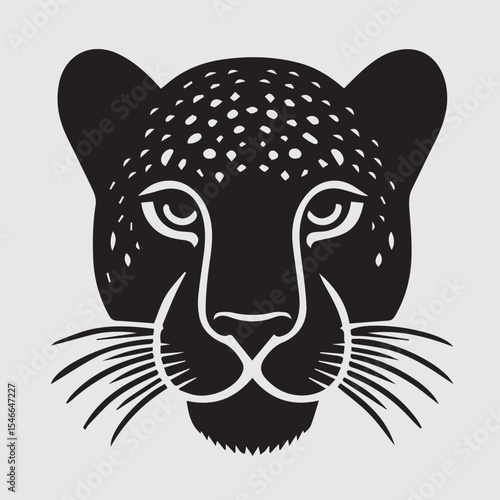 Hand drawn Leopard illustration
