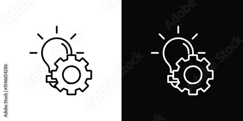 Technique icon in black. flat graphic vector icon