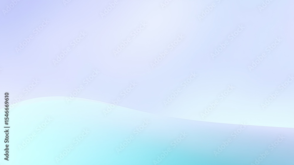 Obraz premium Abstract Mint Green and Lavender Gradient Background Soft Pastel Color Blend Smooth Wave Design