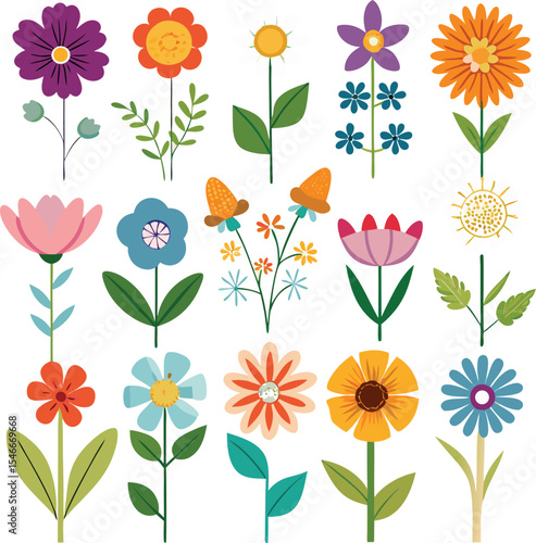 Wallpaper Mural Outline Flower Collection – Vintage Botanical Line Drawing Set

 Torontodigital.ca