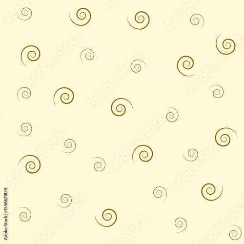 Seamless Spiral Swirl Pattern Minimal Vector Background
