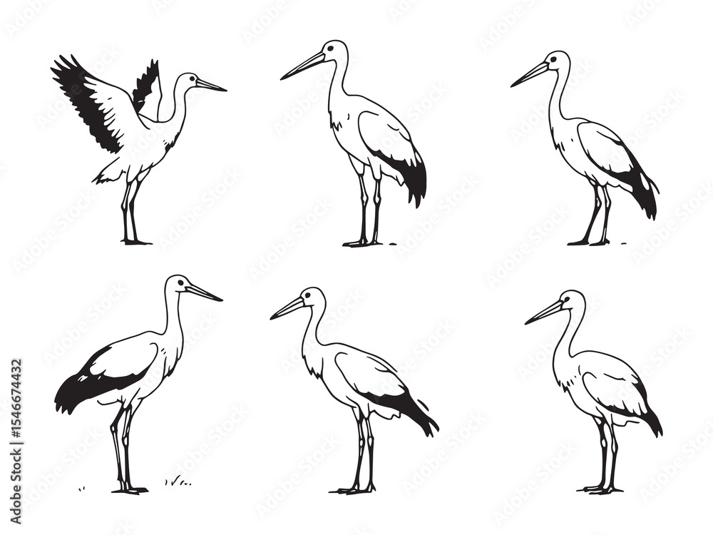 Obraz premium Stopwatch Classic Timer Icon Set