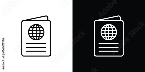 Visa icon in black. flat graphic vector icon
