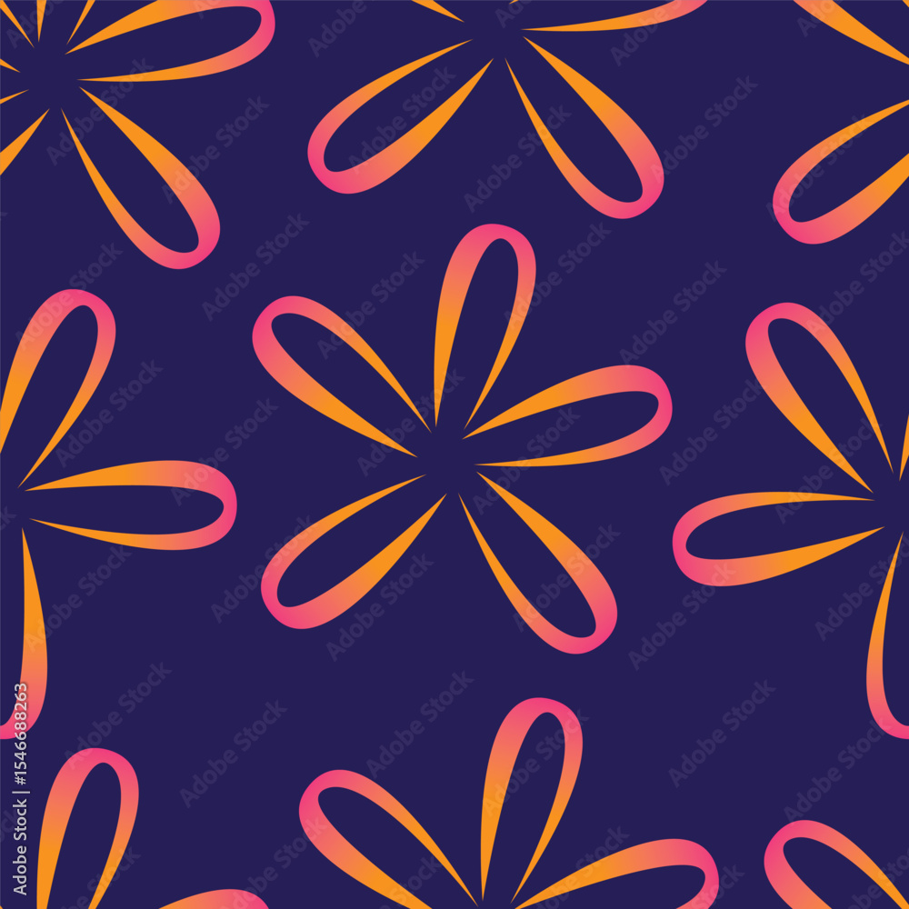 Fototapeta premium seamless floral pattern