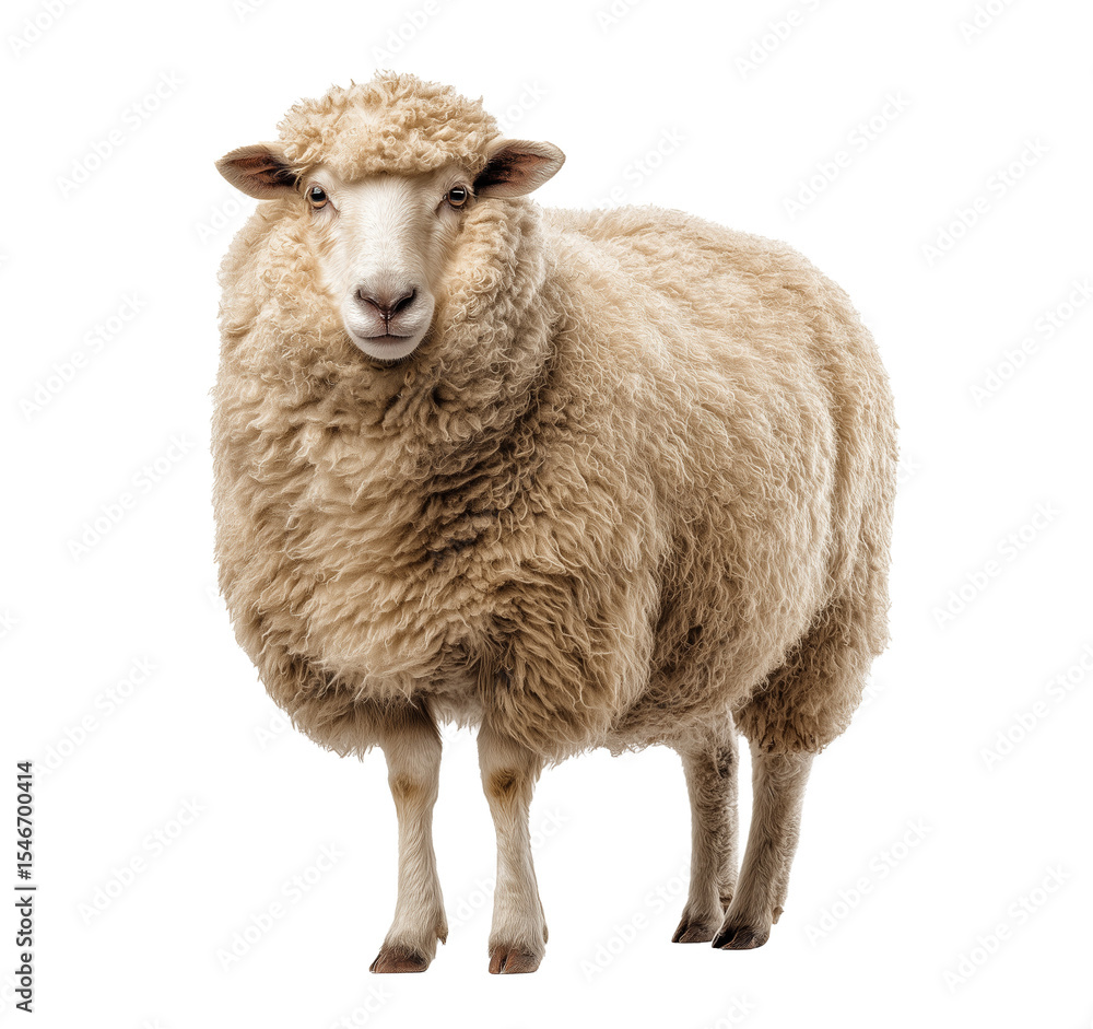 sheep isolated on white sheep isolated on white