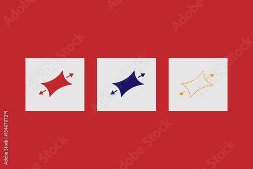 Lycra icon, as part of fabric. Pictogram for web or marketplace, clothing category. Isolated vector illustration on a red  background
