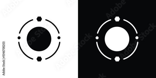 Adaptation icon of a flat style vector