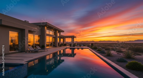 Luxury House with Pool Sunset View