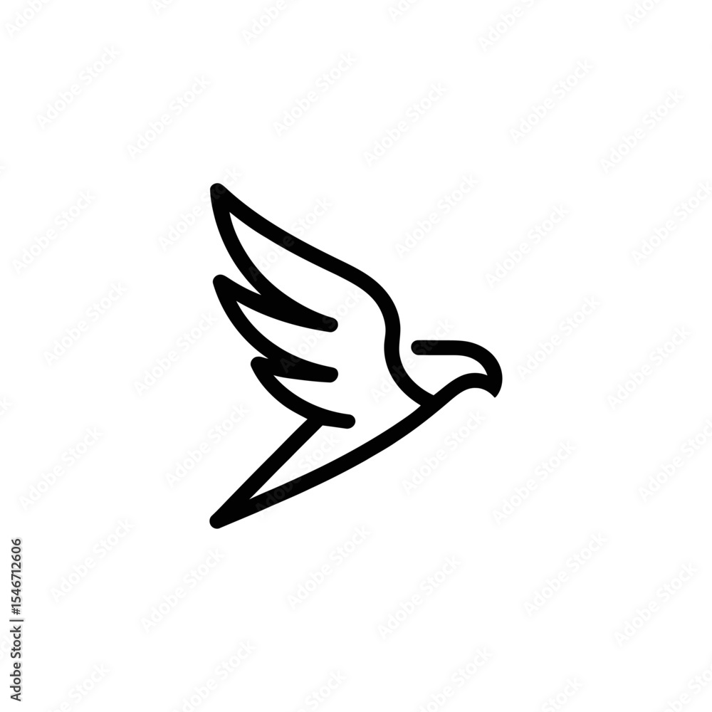 Obraz premium bird logo