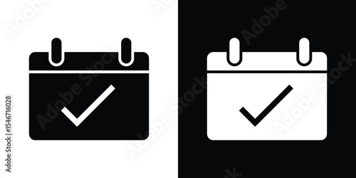 Appointment icon of a flat style vector