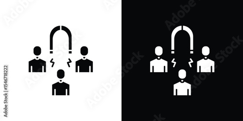 Attraction icon of a flat style vector