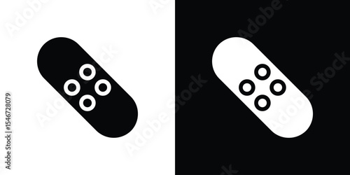 Band aid icon of a flat style vector
