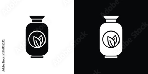 Biogas icon of a flat style vector