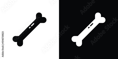 Bones icon of a flat style vector