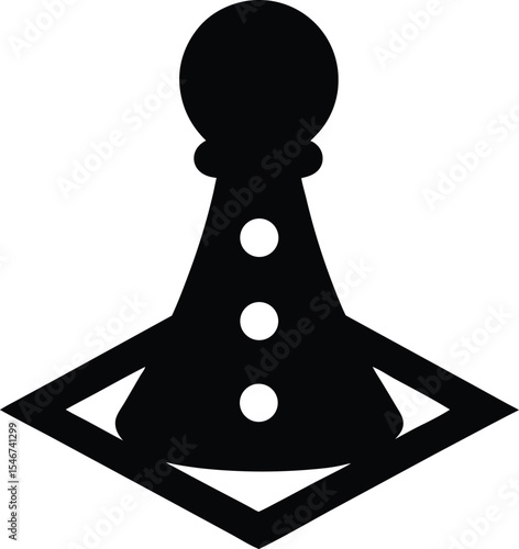 black silhouette of a woman with long hair