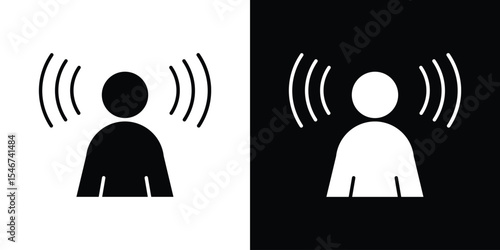 Brand awareness icon of a flat style vector