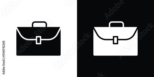 Briefcase icon, vector design art.
