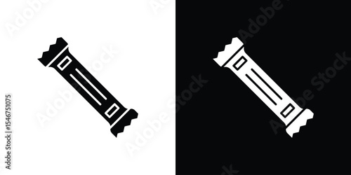 Candy-bar icon of a flat style vector