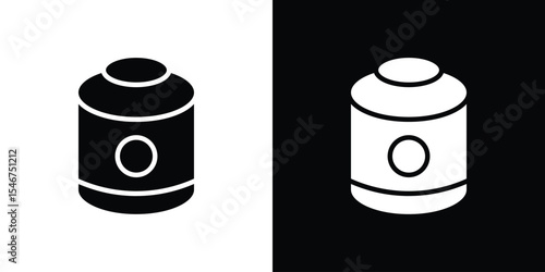 Canned food icon of a flat style vector