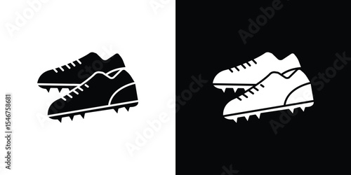Cleats icon of a flat style vector