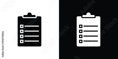 Clipboard icon, vector design art.