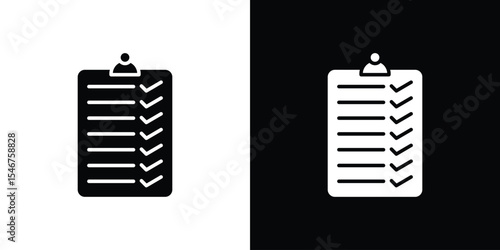 Clipboard icon, vector design art.