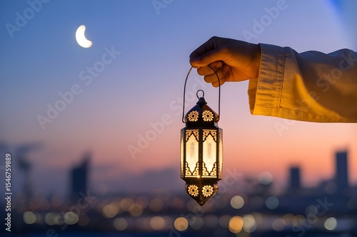 lantern in the night