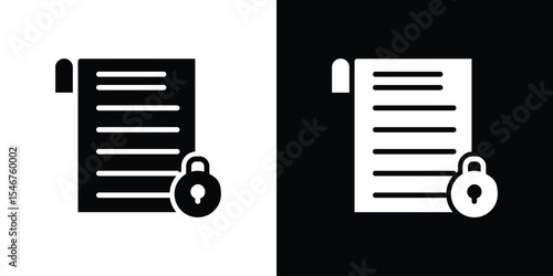 Code of conduct icon of a flat style vector