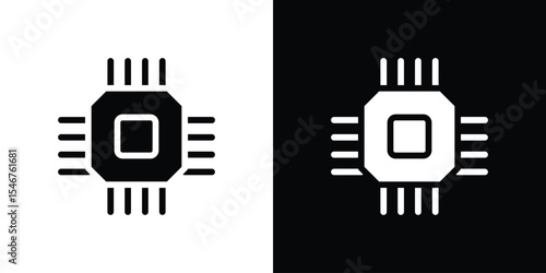 Computer science icon of a flat style vector