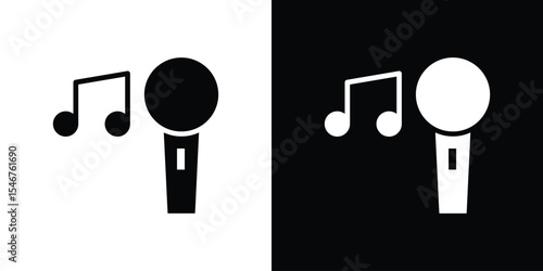 Concert icon of a flat style vector