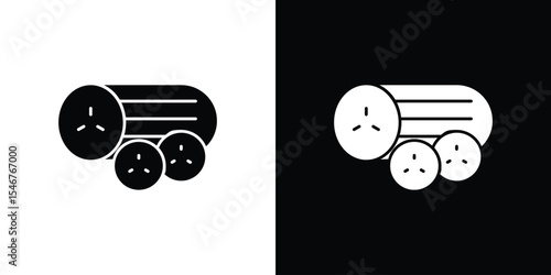 Cucumber icon of a flat style vector