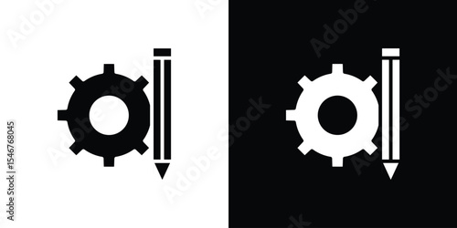 Customized icon of a flat style vector