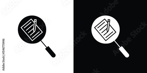 Defining icon of a flat style vector