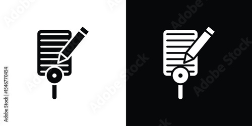 Defining icon of a flat style vector
