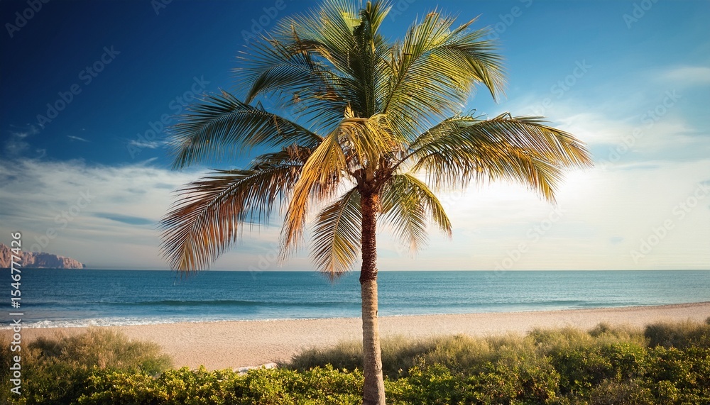 Fototapeta premium palm tree illustration