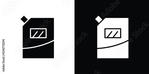 Doy pack pouch icon of a flat style vector
