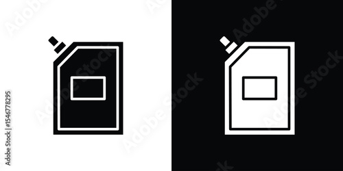 Doy pack pouch icon of a flat style vector