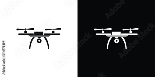 Drone icon of a flat style vector