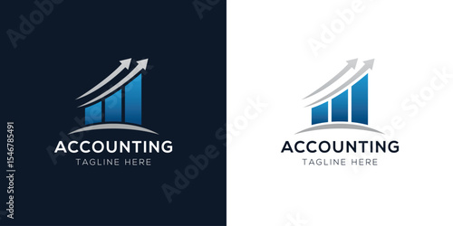 Accounting Logo Design Templates Set | Finance, Tax, Business, and Audit Icon Concepts