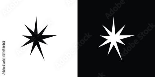 Explosion icon of a flat style vector