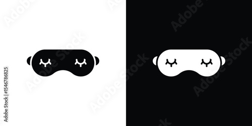 Eye mask icon of a flat style vector