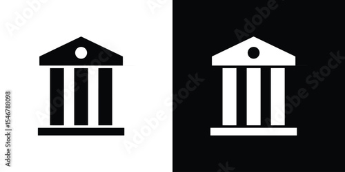 Federal agency icon of a flat style vector