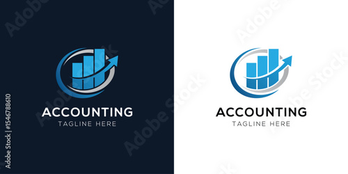 Accounting Logo Design Templates Set | Finance, Tax, Business, and Audit Icon Concepts