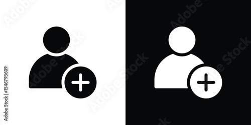 Follower icon of a flat style vector